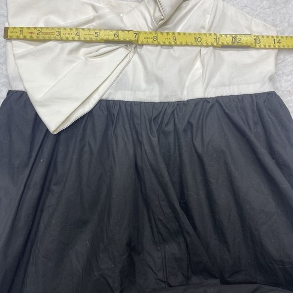 Anthropologie Hutch Jumpsuit Black Colorblock Bow Wedding Boho Preppy XS NWT - Picture 8 of 12